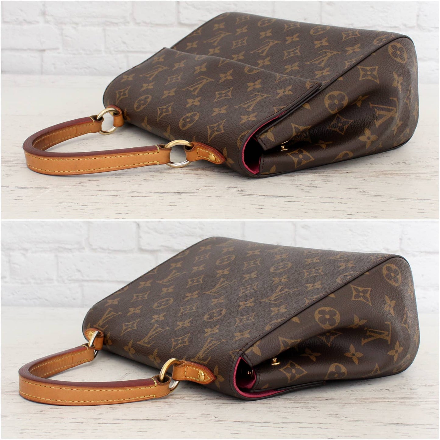 Louis Vuitton Cluny BB Monogram Crossbody Fuchsia