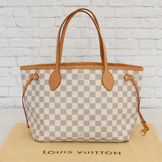 Louis Vuitton Neverfull PM Damier Azur Small Tote