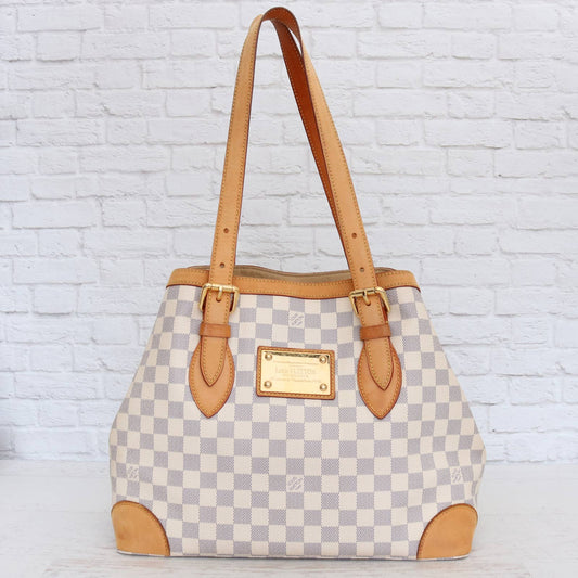 Louis Vuitton Hampstead MM Damier Azur Tote