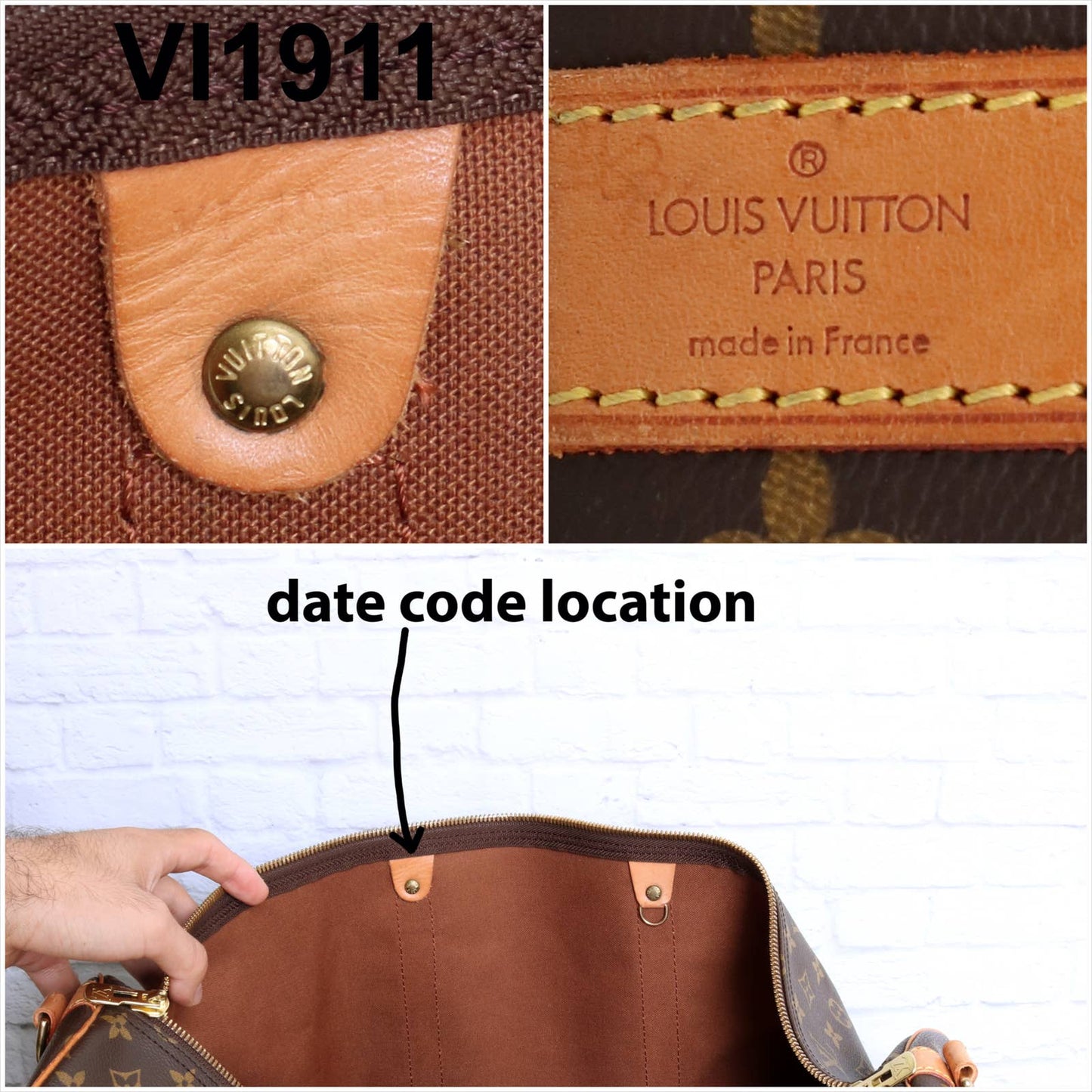 Louis Vuitton Keepall 60 Bandouliere Monogram Duffle Bag