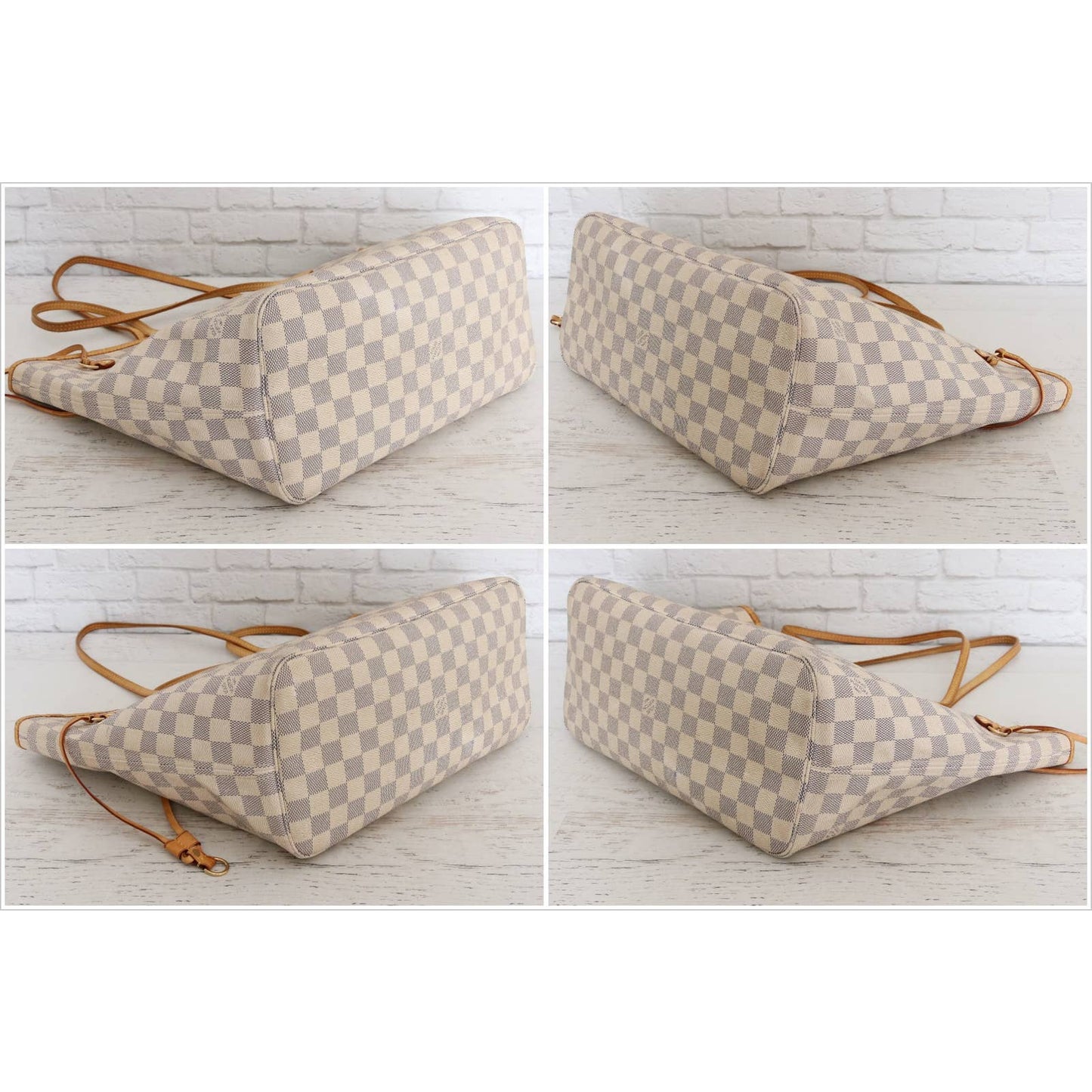 Louis Vuitton Neverfull MM Damier Azur Tote