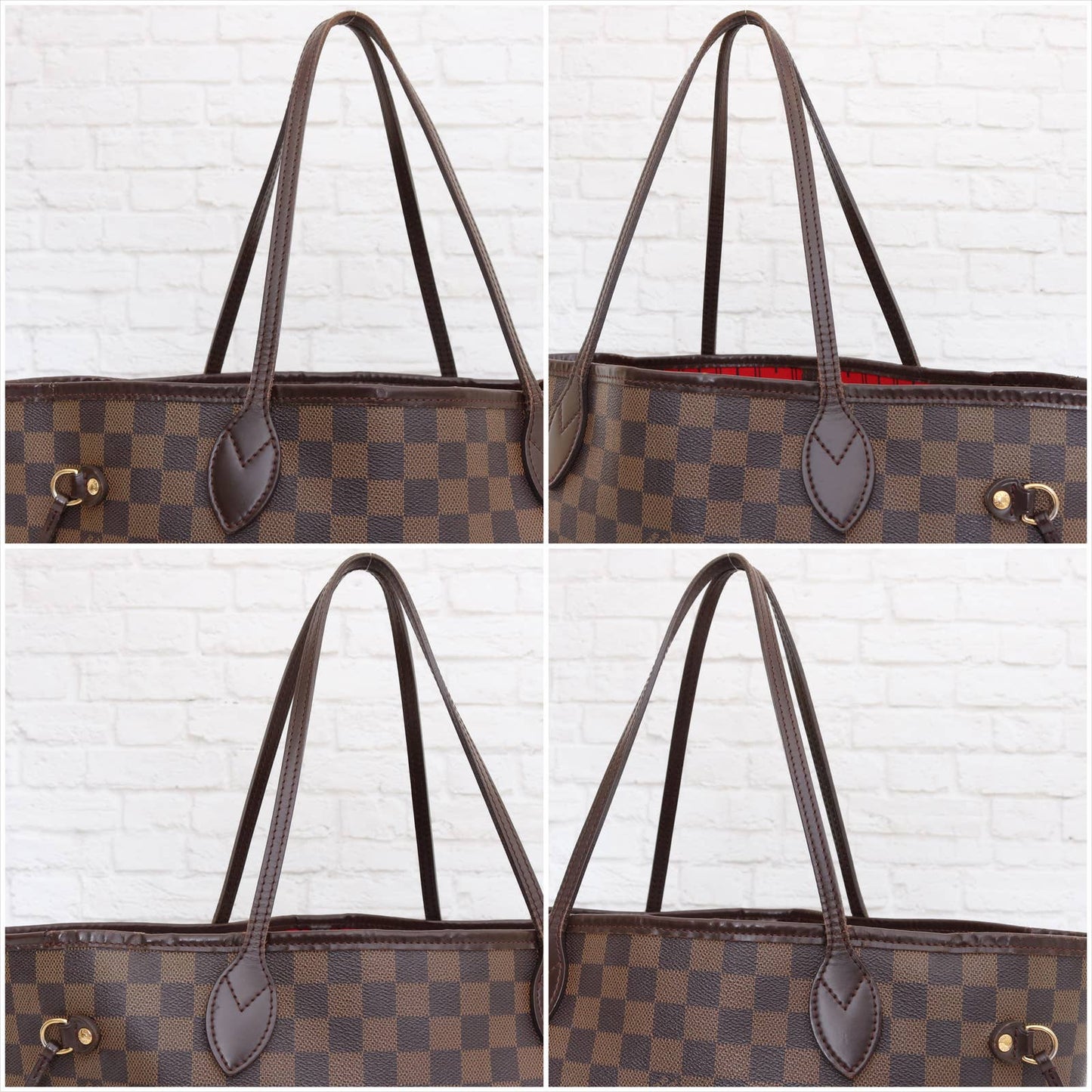 Louis Vuitton Neverfull MM Damier Ebene Tote