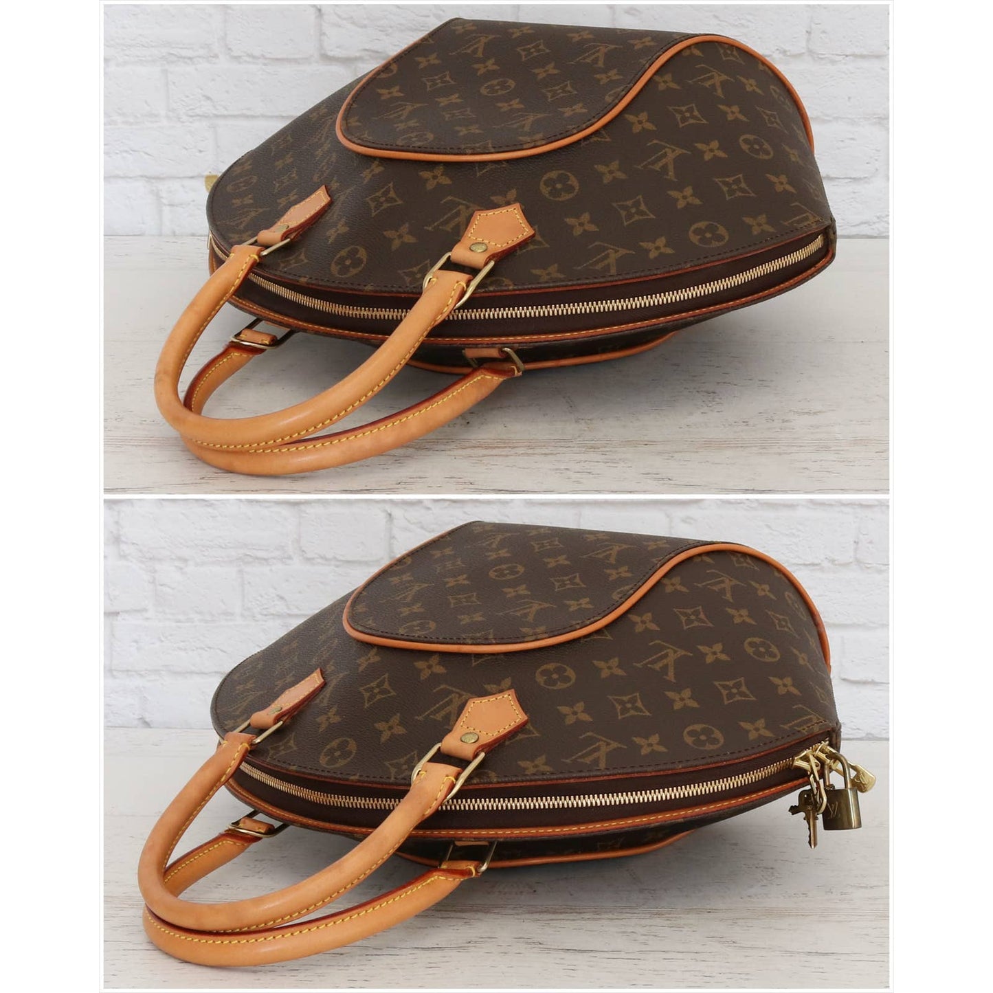 Louis Vuitton Ellipse MM Monogram Large Satchel