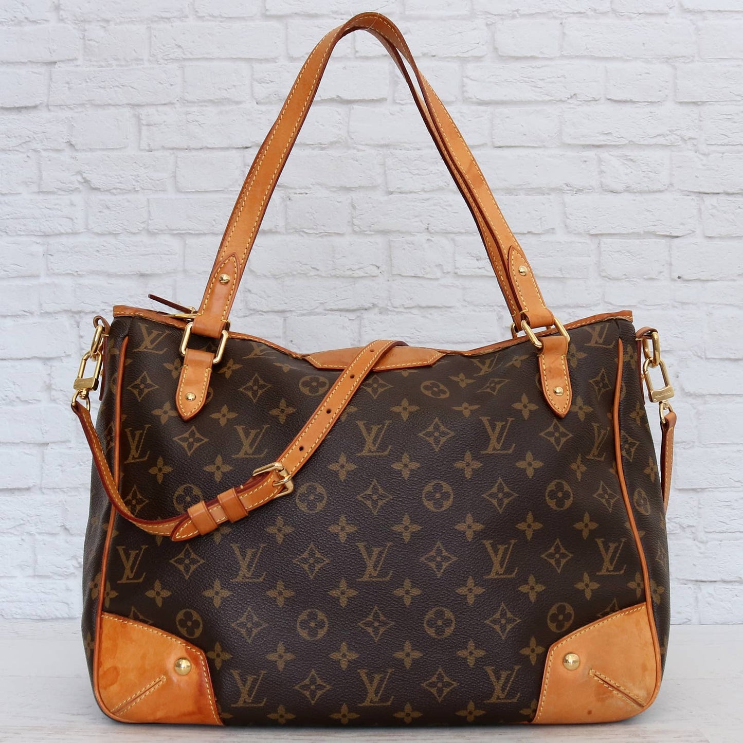 Louis Vuitton Estrella MM Shoulder Bag Monogram Canvas Tote Purse Zip –  brandedmoda