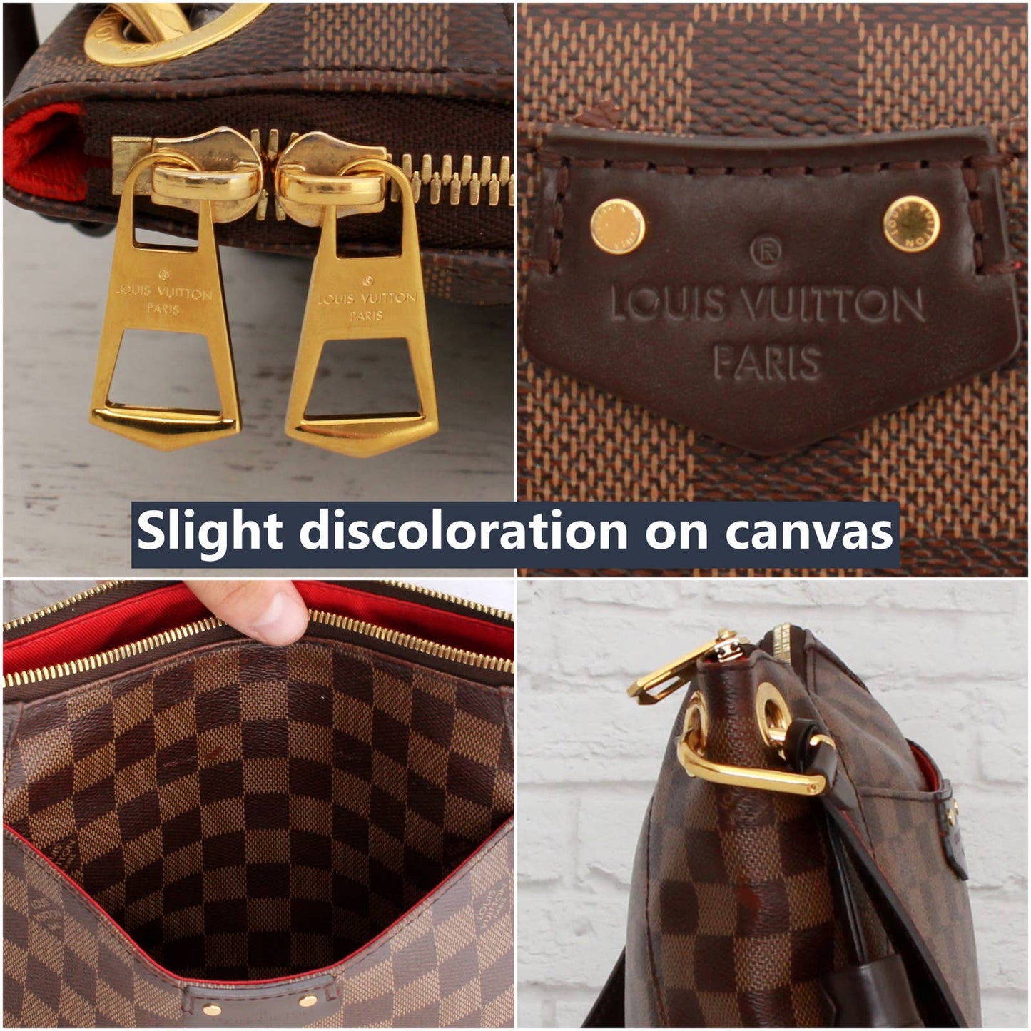 Louis Vuitton South Bank Besace Damier Ebene Crossbody