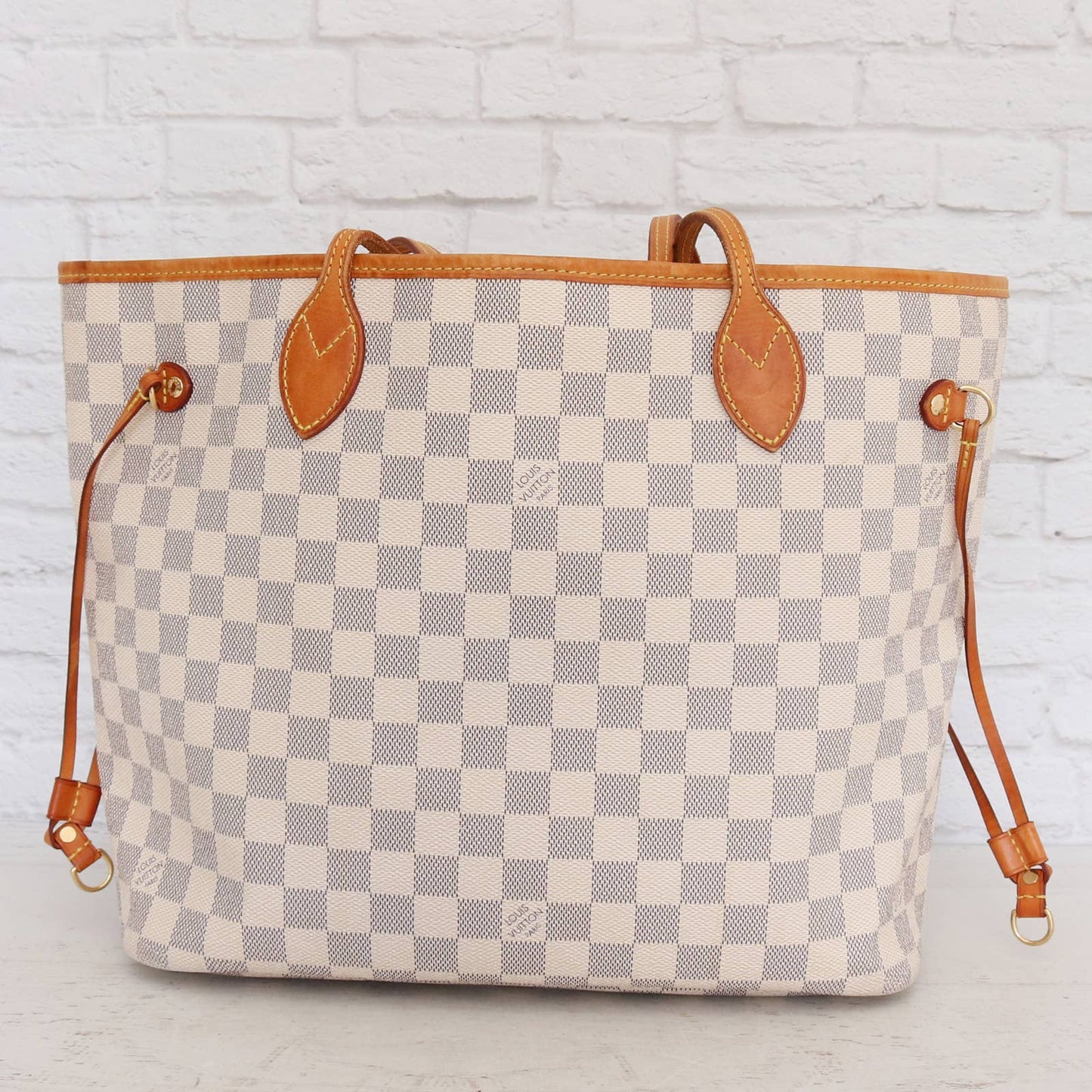 Louis Vuitton Neverfull MM Damier Azur Tote