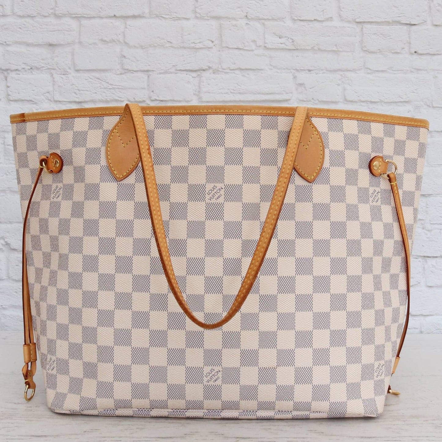 Louis Vuitton Neverfull MM Damier Azur Tote