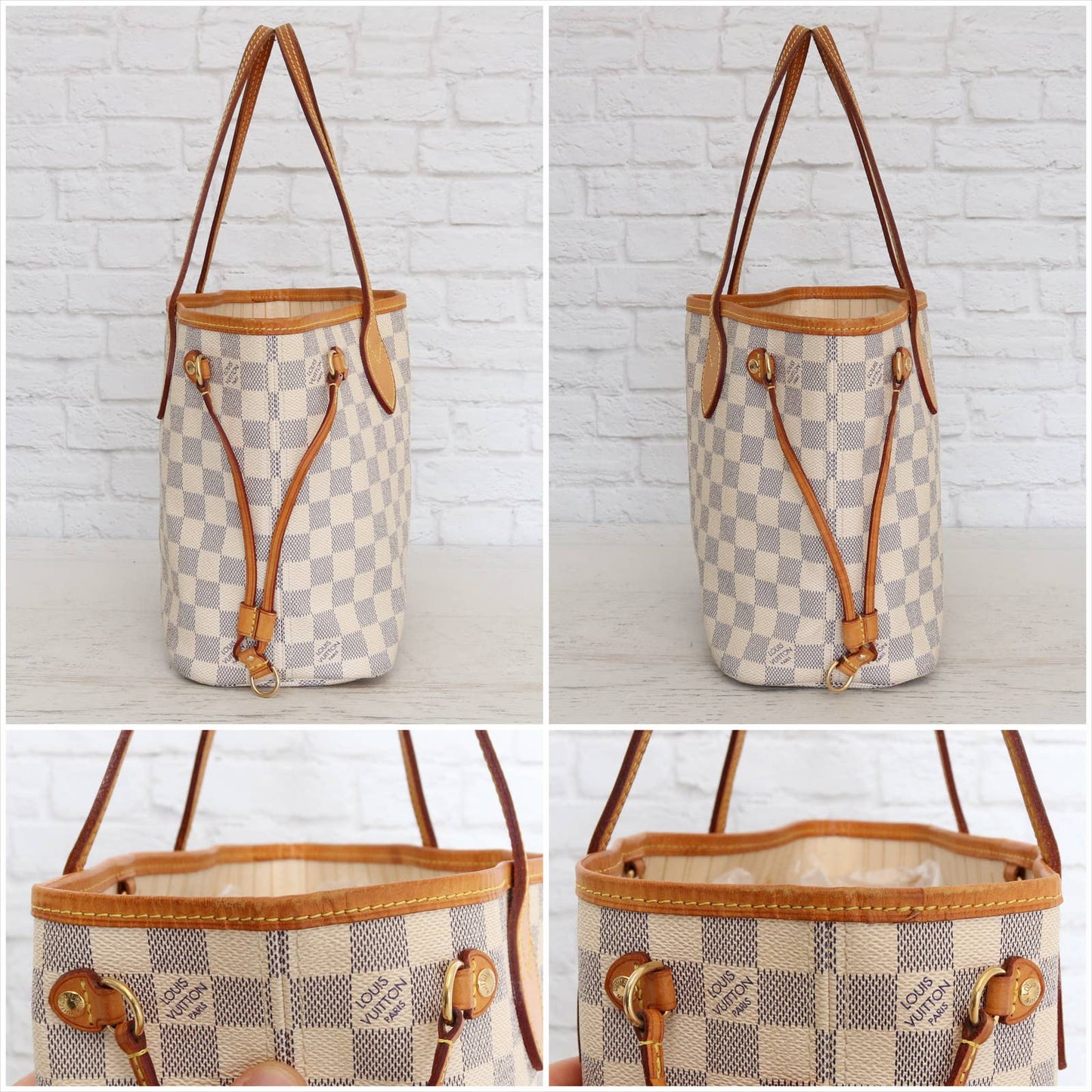 Louis Vuitton Neverfull PM Damier Azur Small Tote