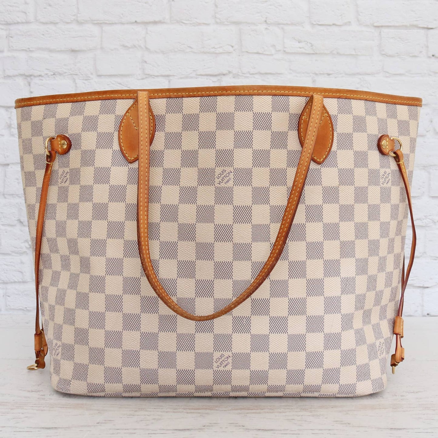 Louis Vuitton Neverfull MM Damier Azur Tote