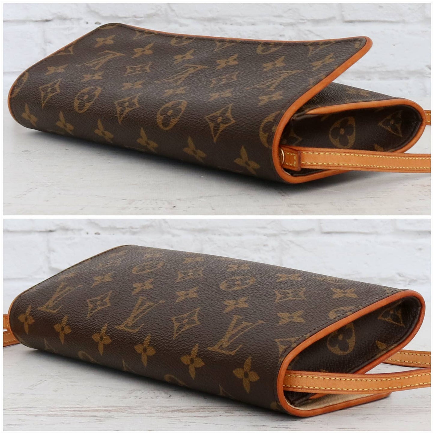 Louis Vuitton Pochette Twin GM Monogram Crossbody Dust Bag & Box