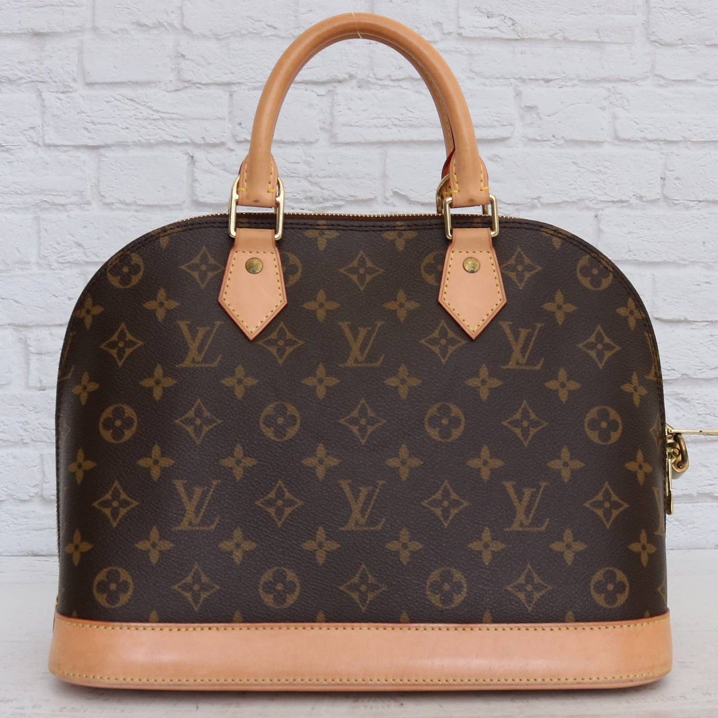 Louis Vuitton Alma PM Monogram Satchel Dust Bag & Box