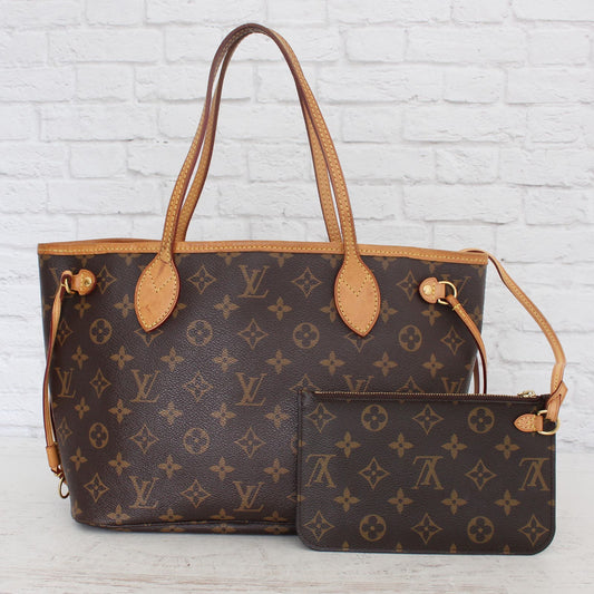 Louis Vuitton Neverfull PM Monogram with Pouch Shoulder Bag