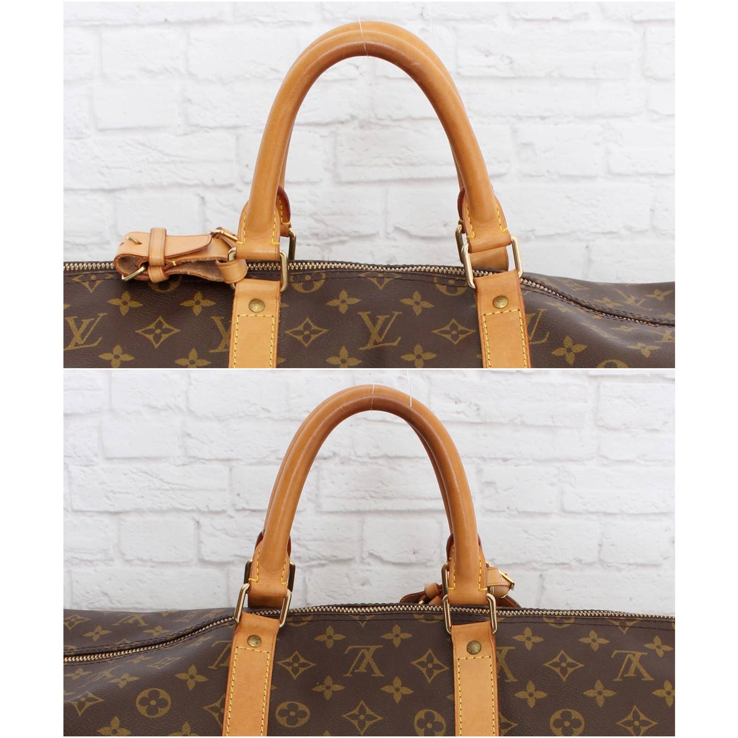 Louis Vuitton Keepall Bandouliere 55 Monogram Duffle Luggage Bag