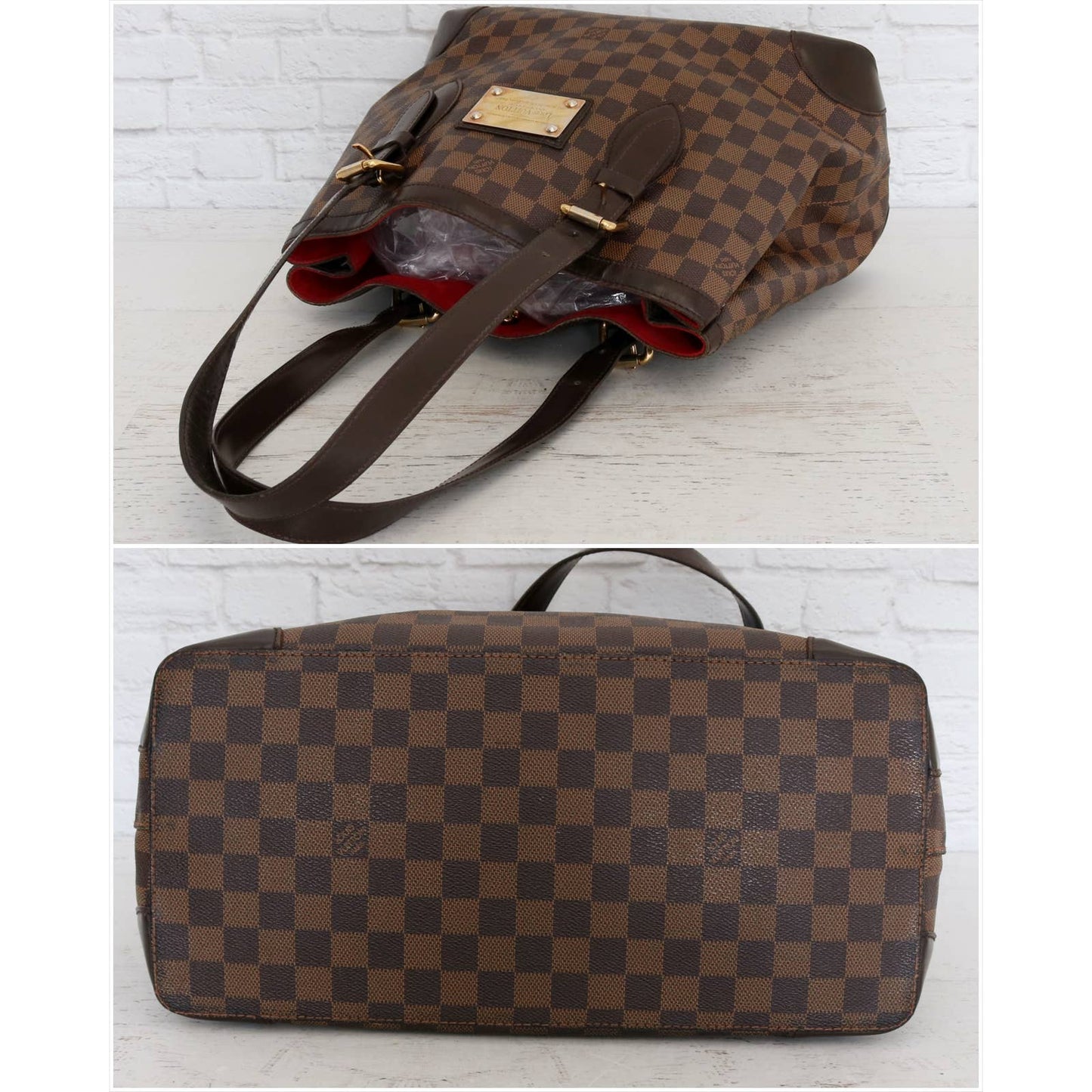 Louis Vuitton Hampstead MM Damier Ebene Shoulder Bag