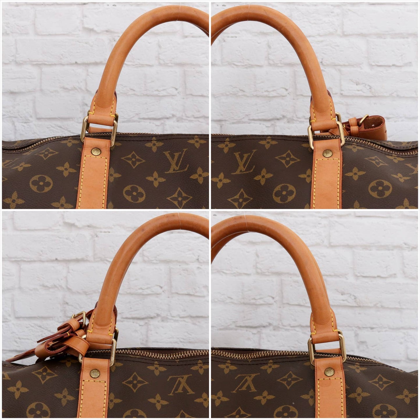 Louis Vuitton Keepall 60 Bandouliere Monogram Duffle Bag