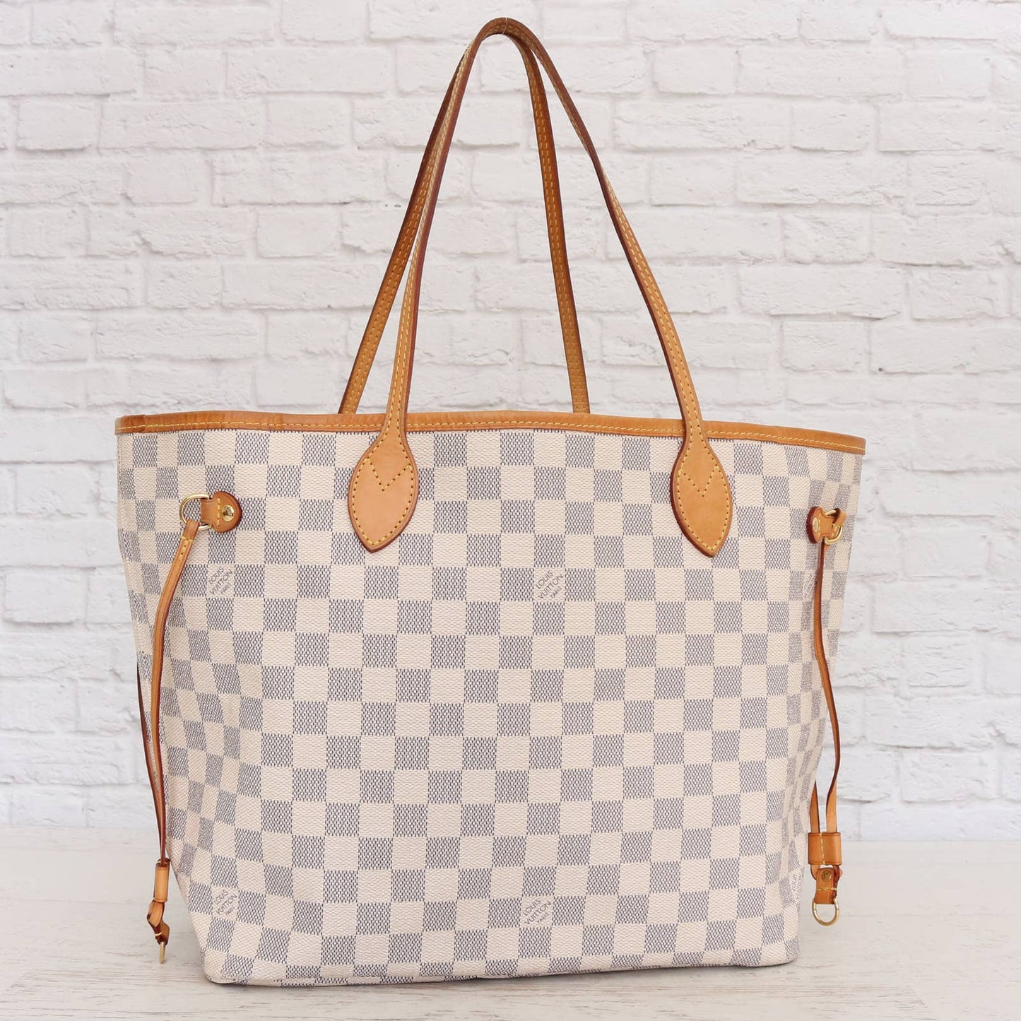 Louis Vuitton Neverfull MM Damier Azur Tote