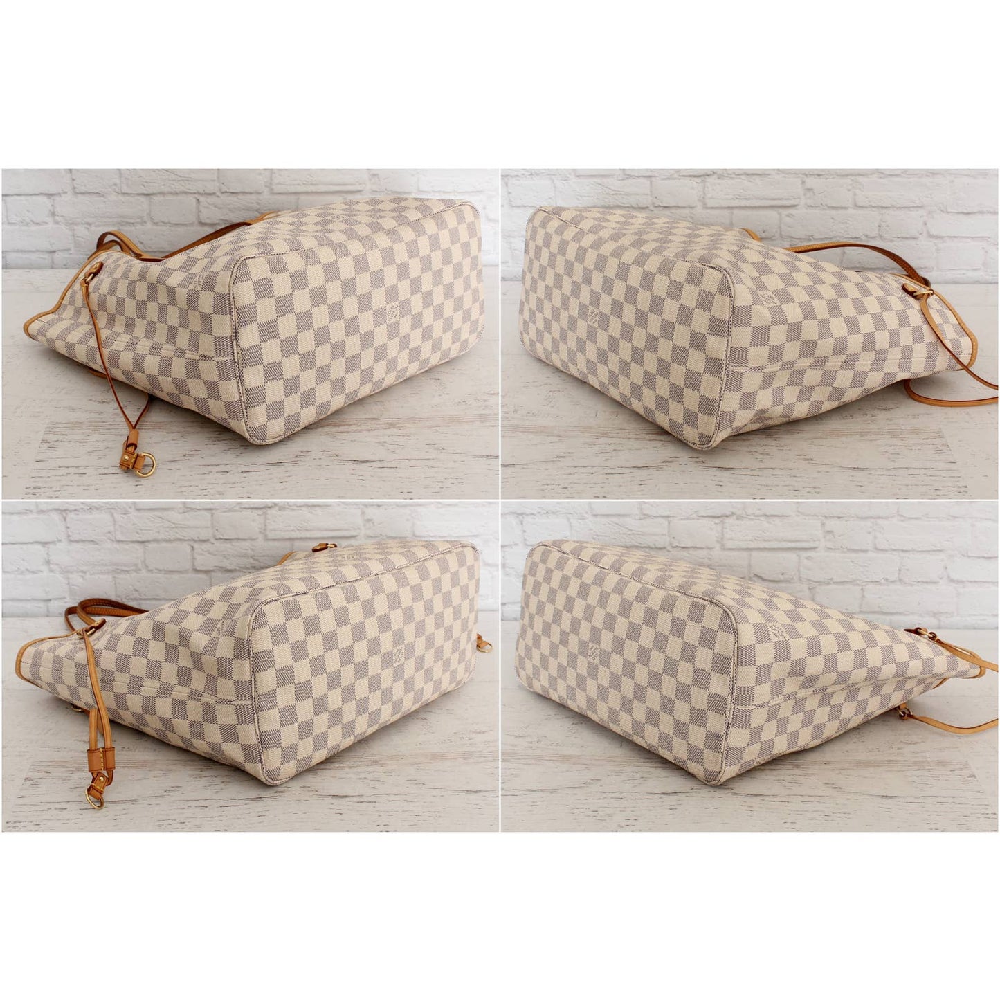 Louis Vuitton Neverfull MM Damier Azur Tote