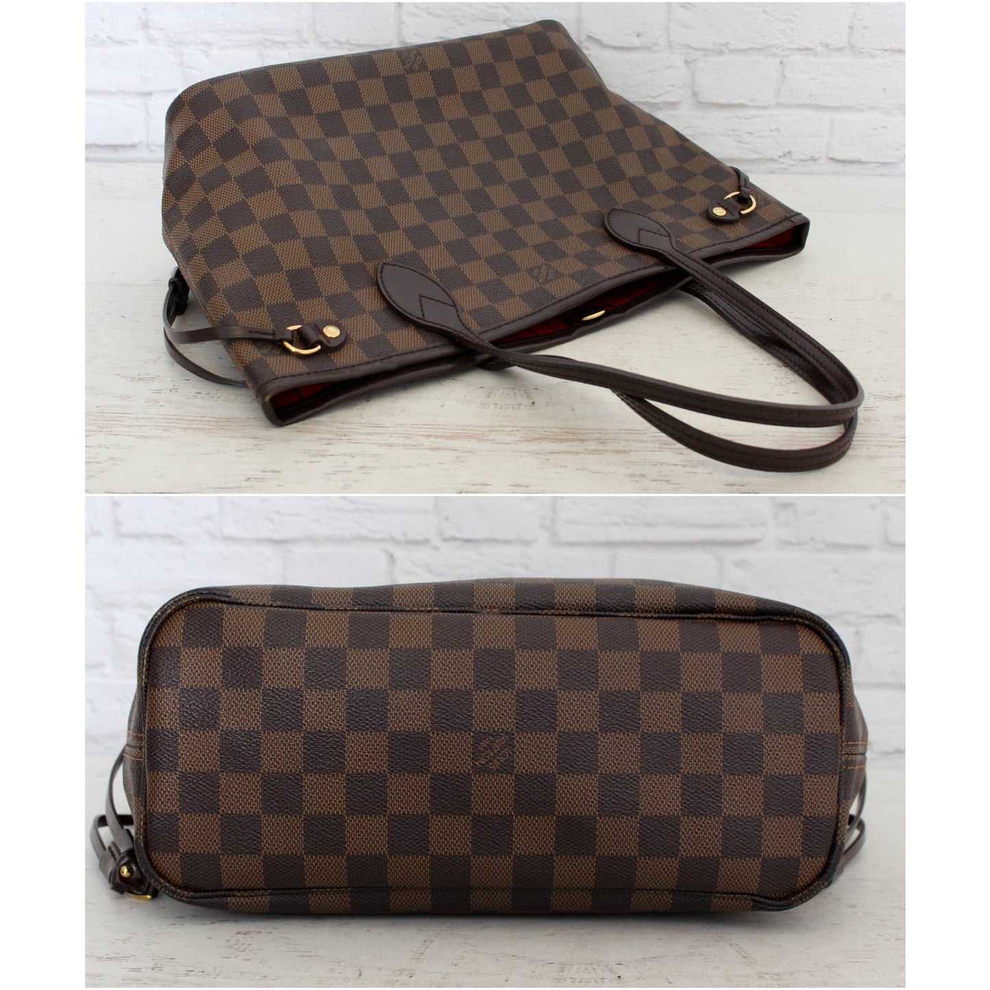 Louis Vuitton Neverfull PM Damier Ebene Tote w/ Dust Bag