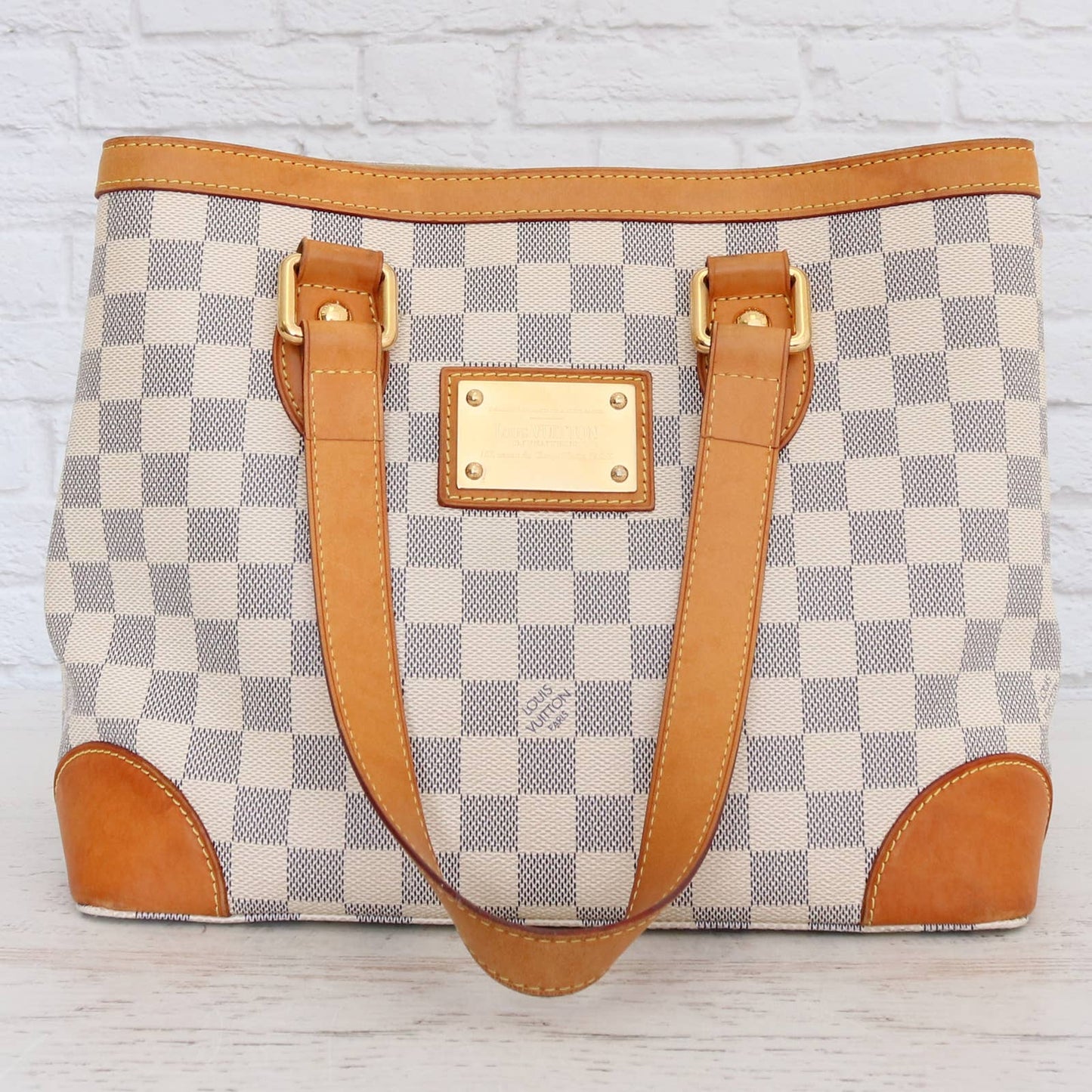 Louis Vuitton Hampstead PM Damier Azur Tote