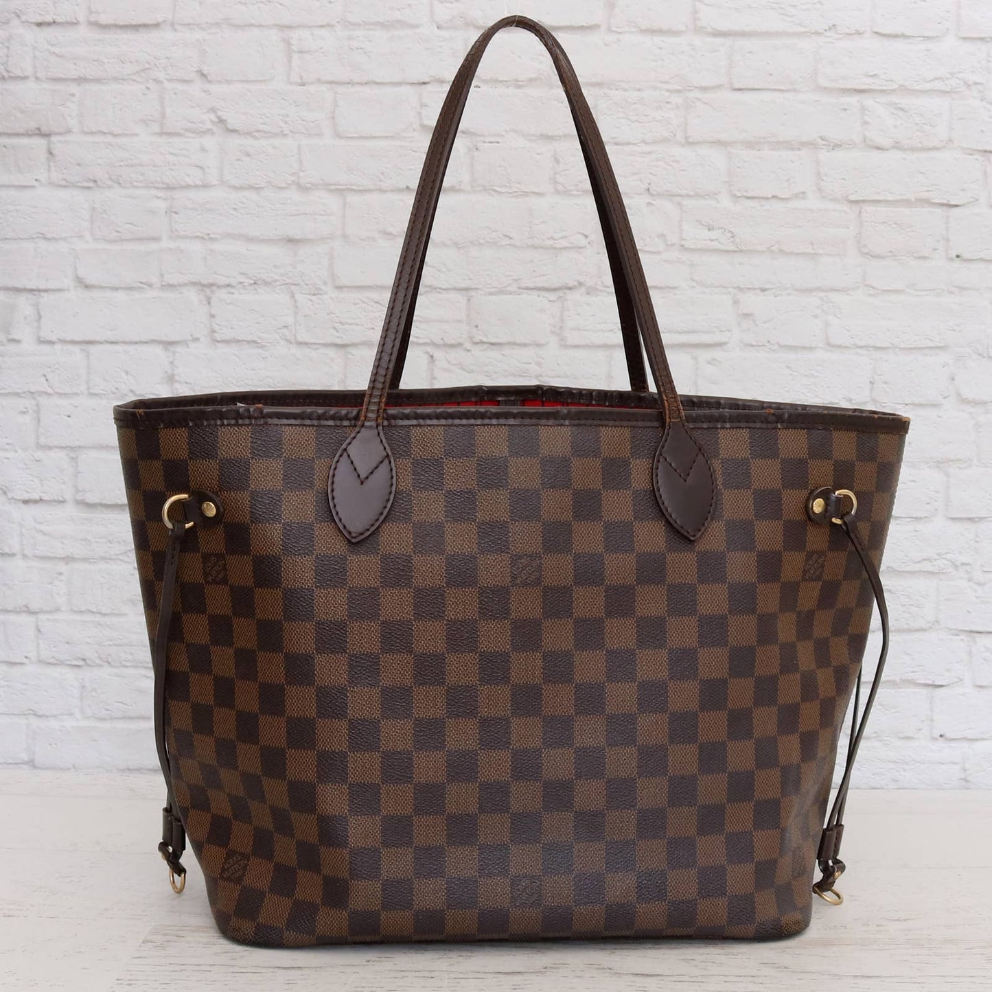 Louis Vuitton Neverfull MM Damier Ebene Tote