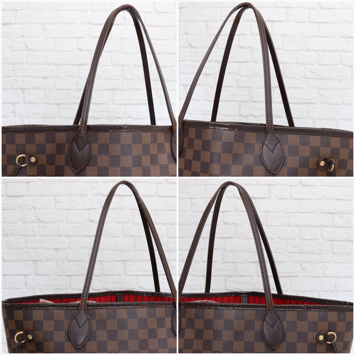 Louis Vuitton Neverfull MM Damier Ebene Tote