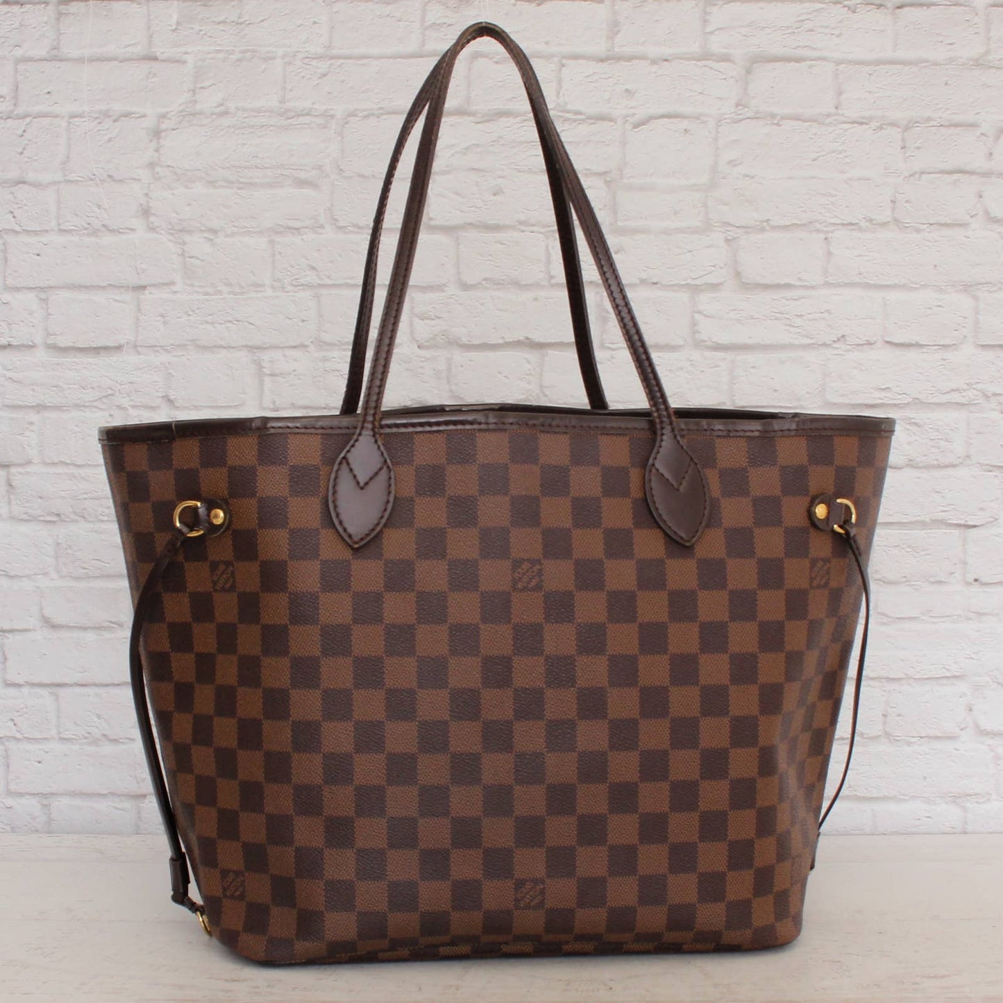 Louis Vuitton Neverfull MM Damier Ebene Tote