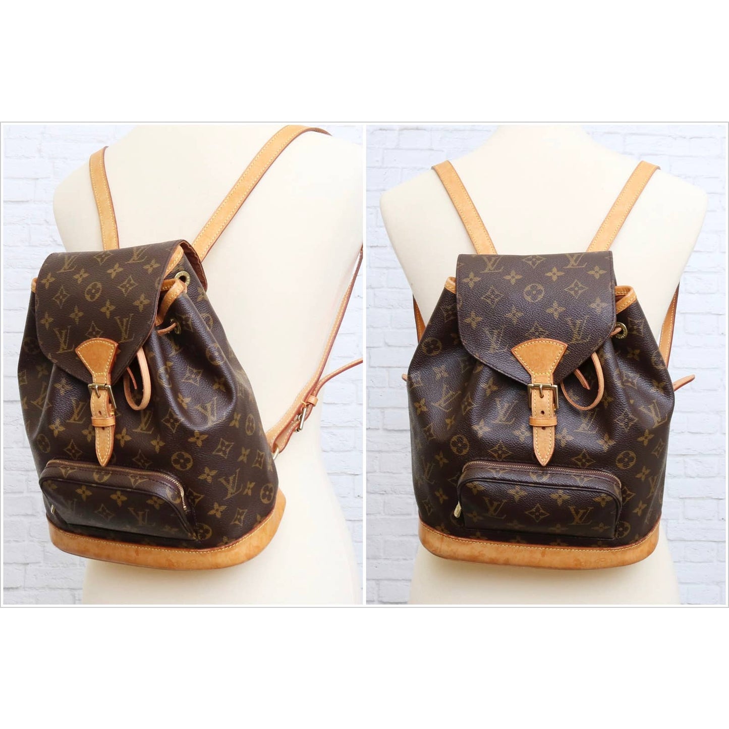 Louis Vuitton Montsouris MM Monogram Backpack