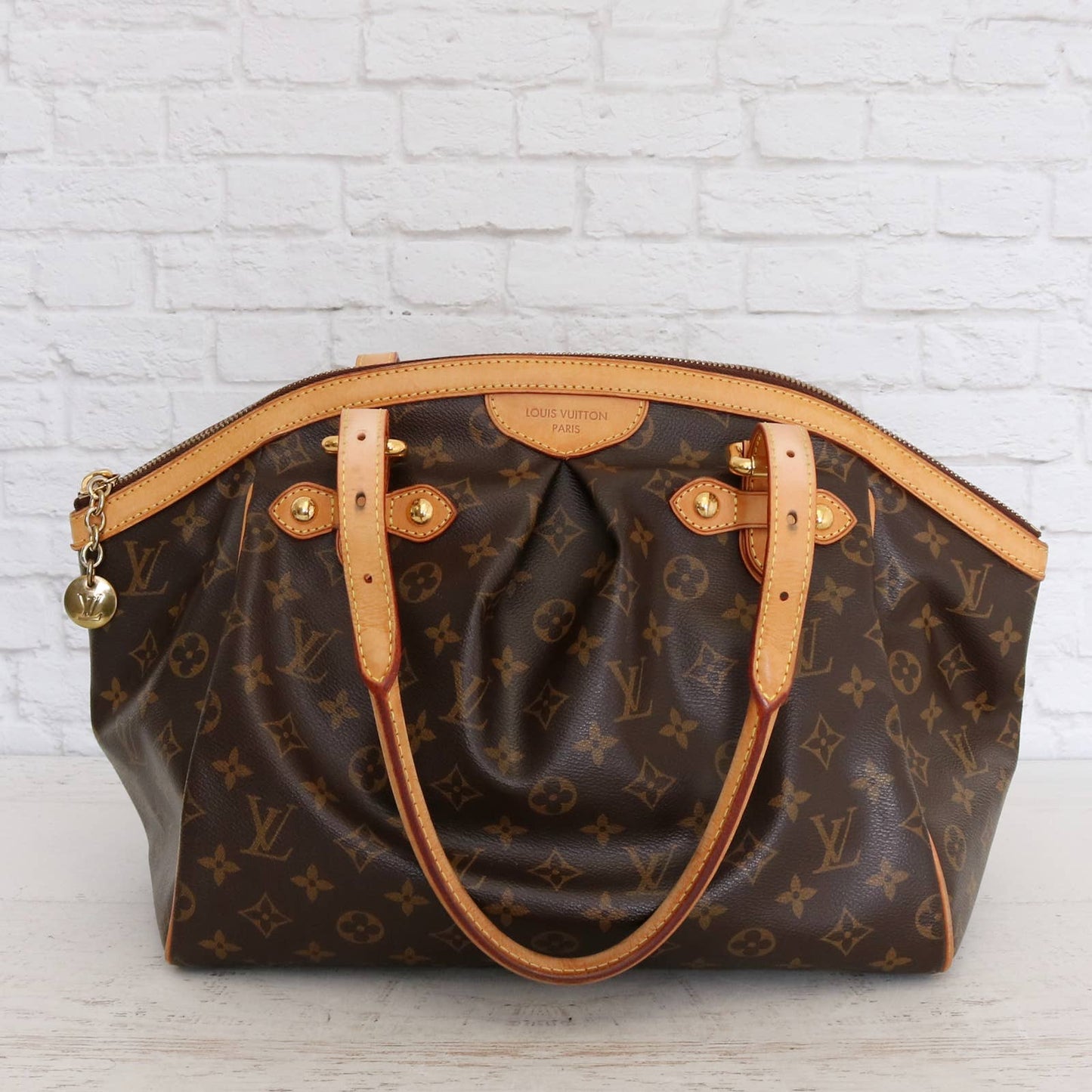 Louis Vuitton Tivoli GM Monogram Shoulder Bag Large Tote