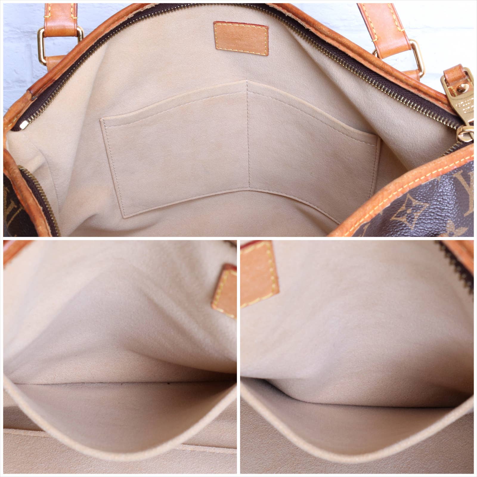 Louis Vuitton Estrela MM Tote Crossbody Handbag Monogram Brown Canvas BAG