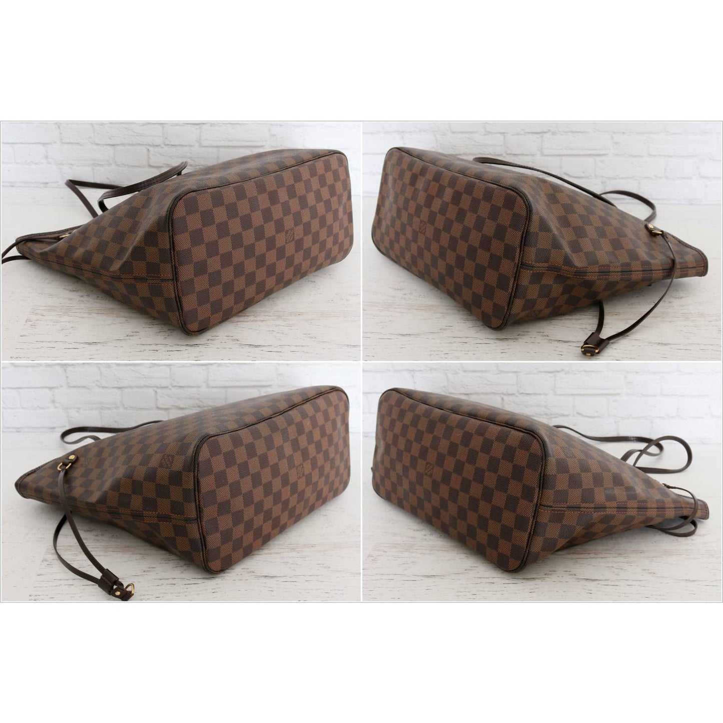 Louis Vuitton Neverfull MM Damier Ebene Tote