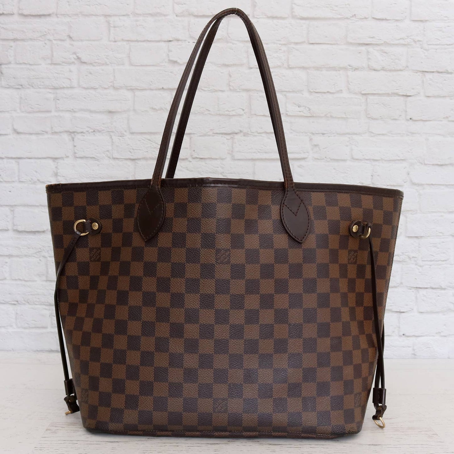 Louis Vuitton Neverfull MM Damier Ebene Tote