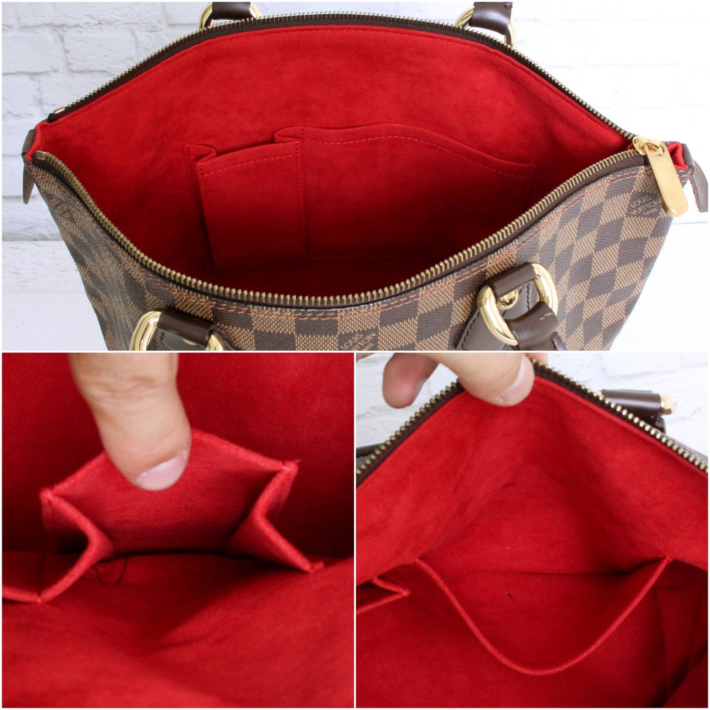 Louis Vuitton Saleya PM Tote Damier Ebene Small Bag