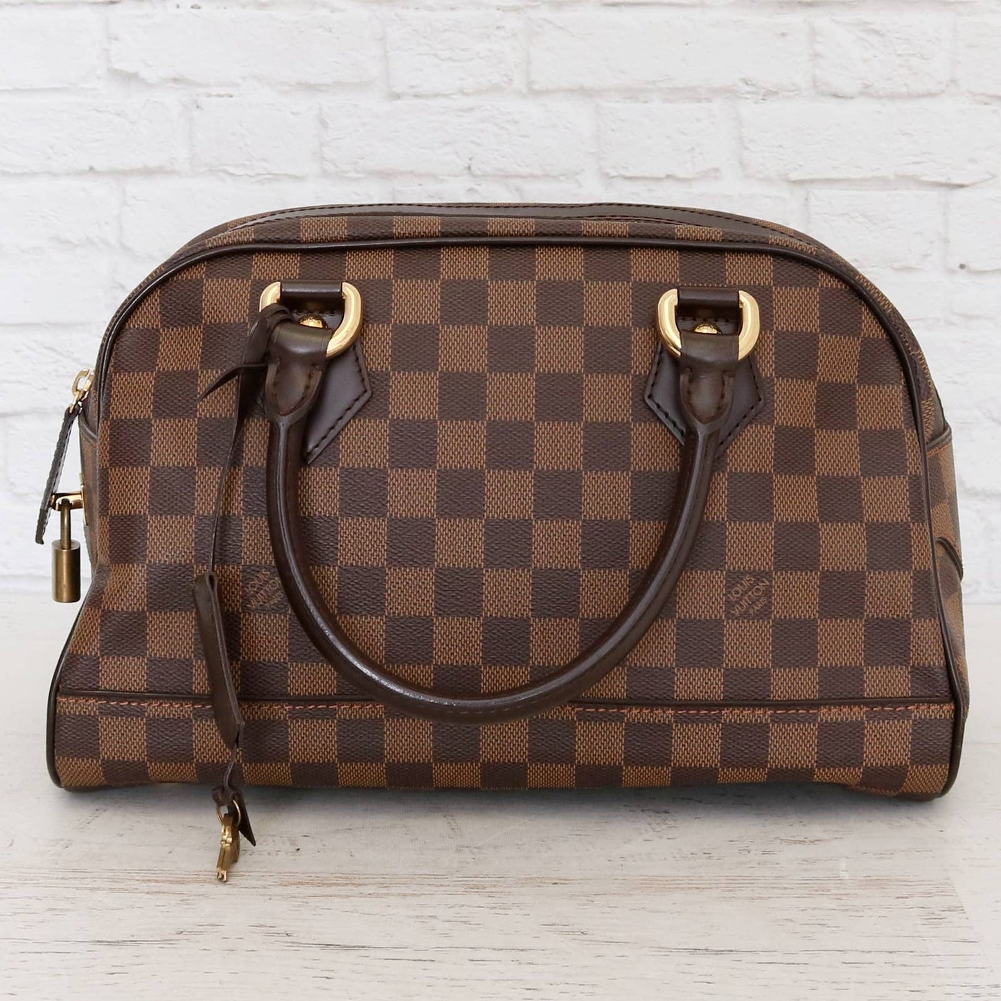 Louis Vuitton Duomo Damier Ebene Boston Satchel