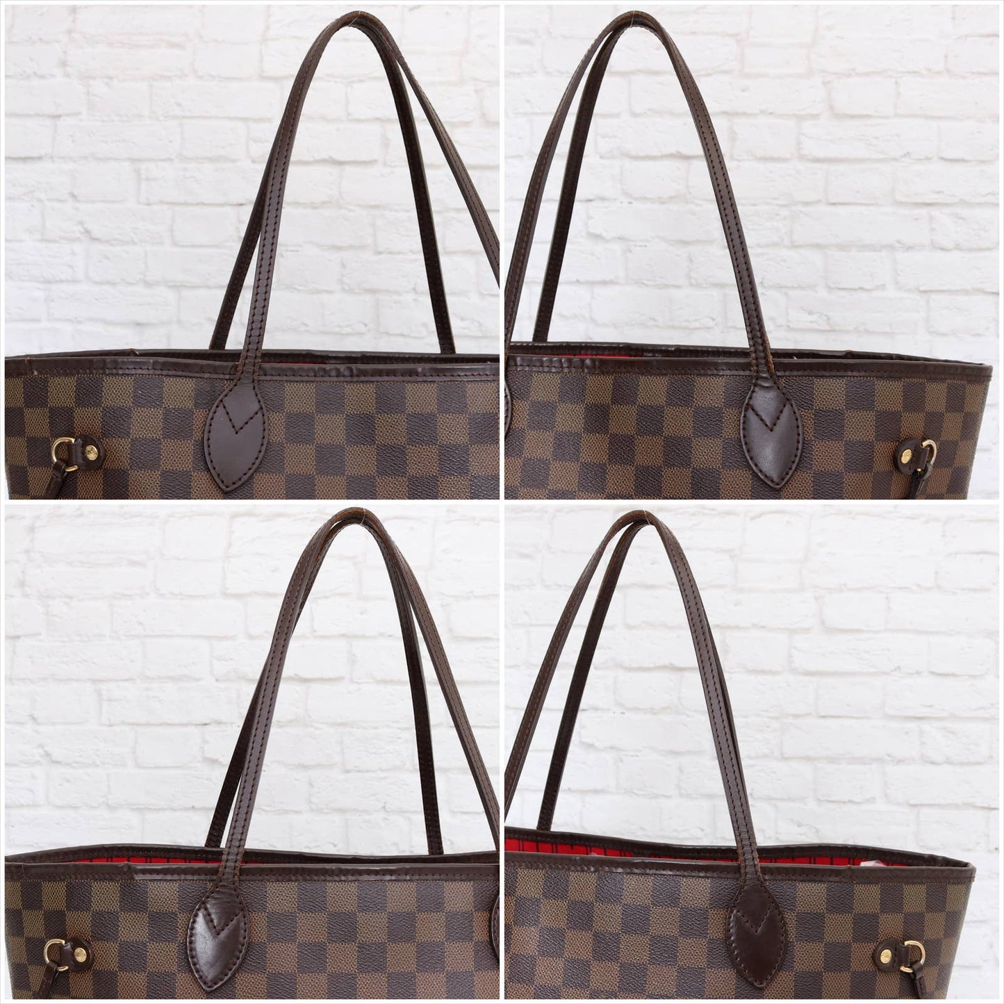 Louis Vuitton Neverfull MM Damier Ebene Tote