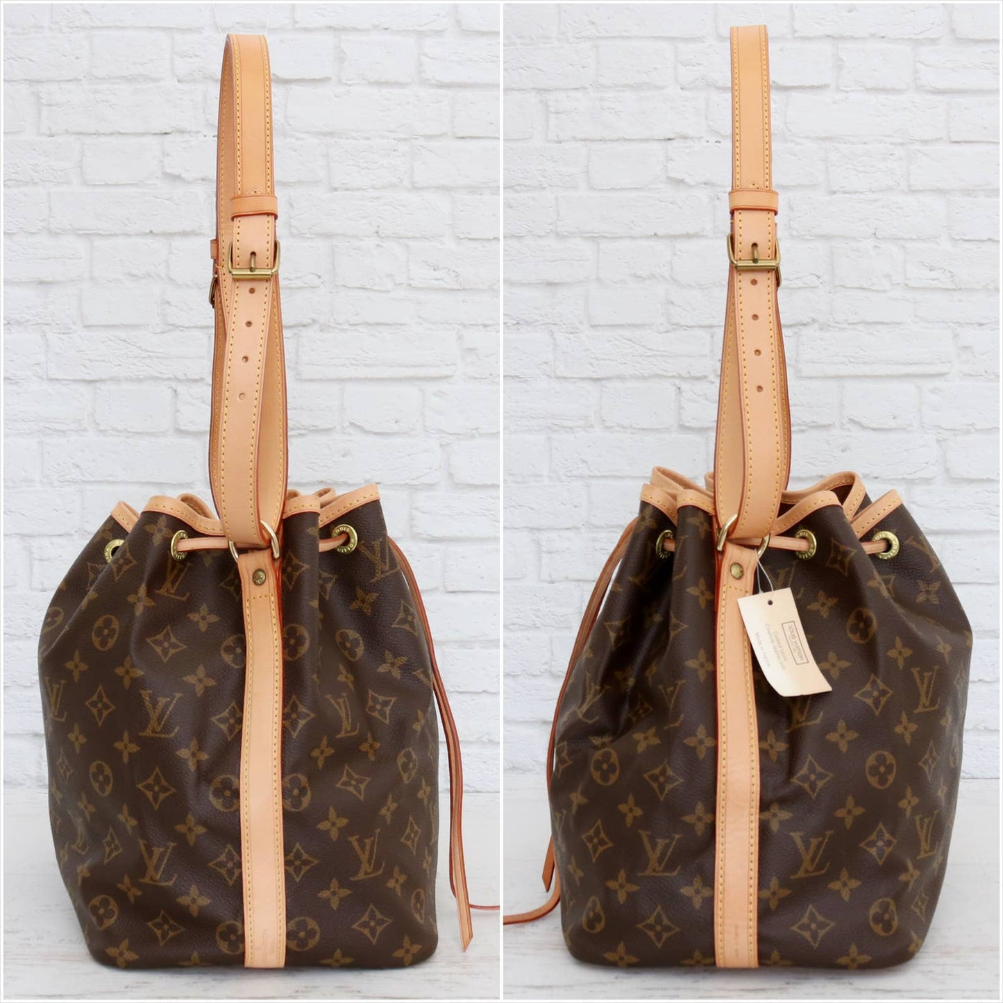 Louis Vuitton Petit Noé Monogram Shoulder Bag Bucket