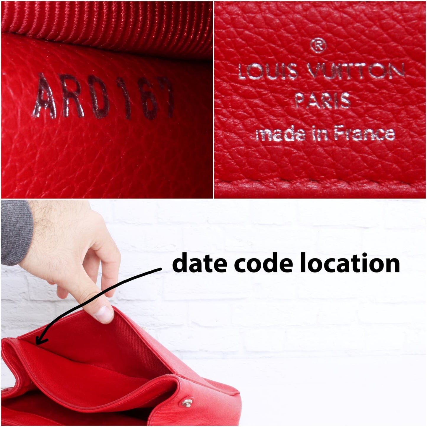 Louis Vuitton Lockme II BB Red Calfskin Leather Crossbody Chain Purse