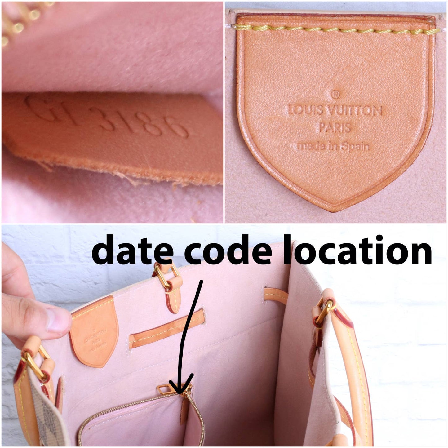 Louis Vuitton Girolata Damier Azur Bucket Shoulder Bag