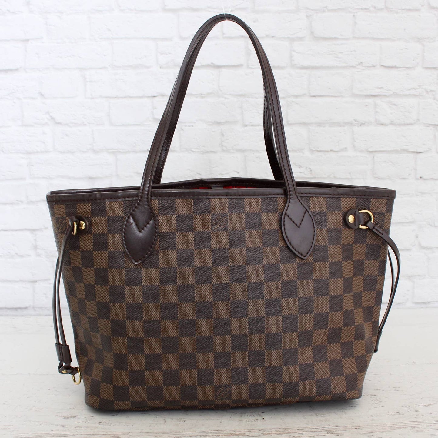 Louis Vuitton Neverfull PM Damier Ebene Tote w/ Dust Bag