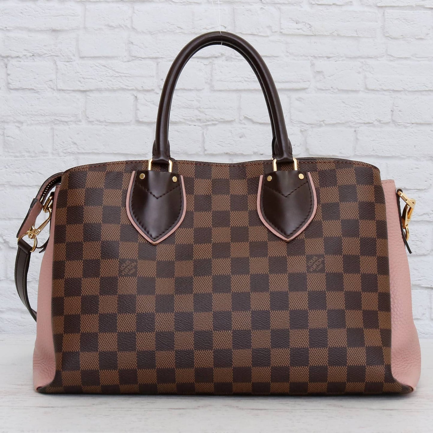 Louis Vuitton Normandy Magnolia Damier Ebene Satchel Shoulder Bag Zip