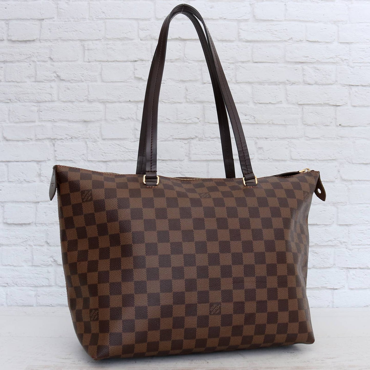 Louis Vuitton Iena MM Tote Damier Ebene Shoulder Bag