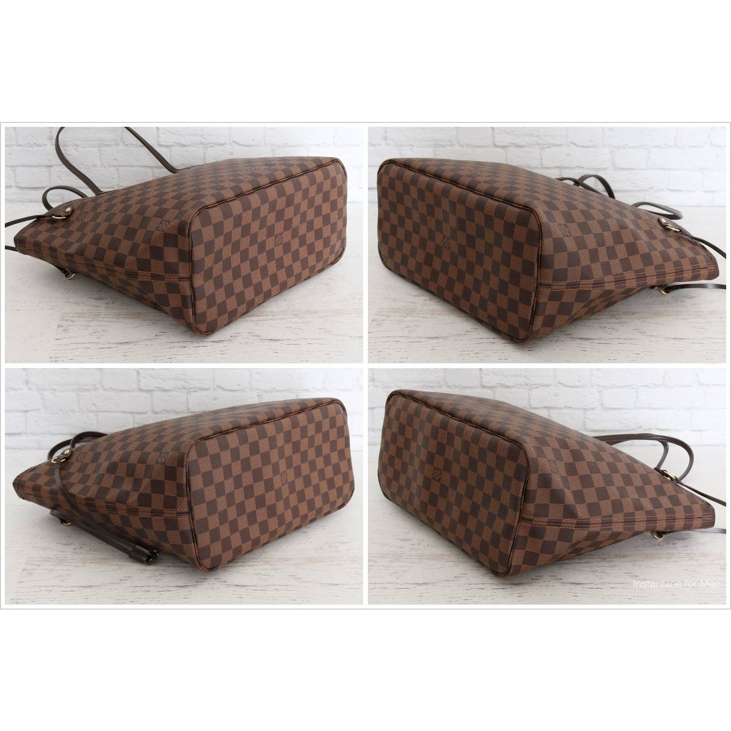 Louis Vuitton Neverfull MM Damier Ebene Tote