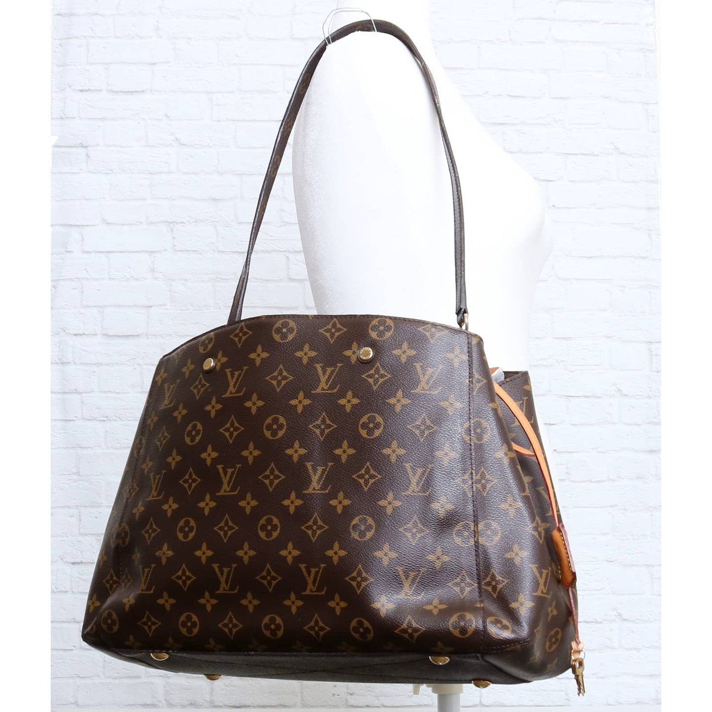 Louis Vuitton Montaigne GM Shoulder Bag Satchel Monogram Handbag Purse