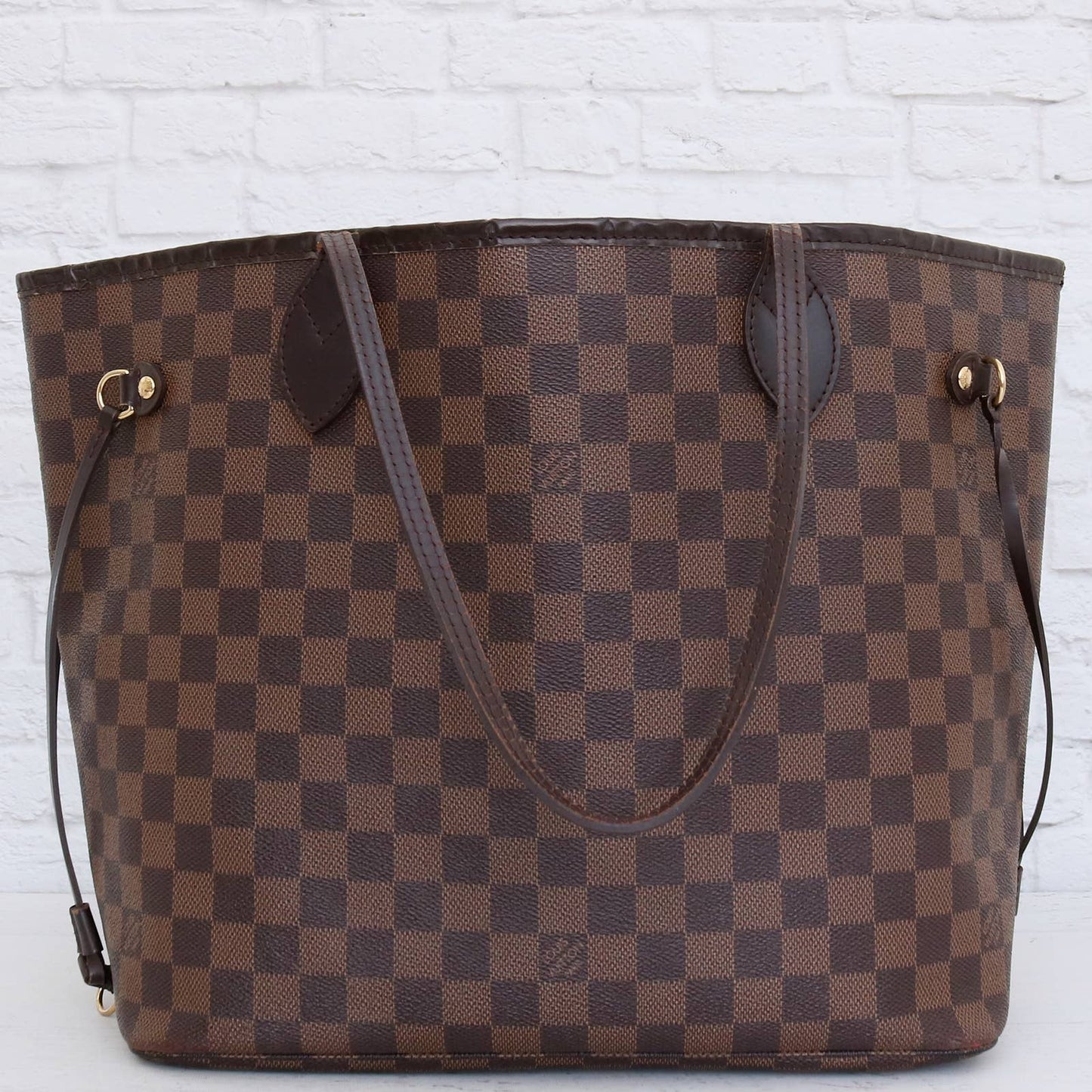 Louis Vuitton Neverfull MM Damier Ebene Tote