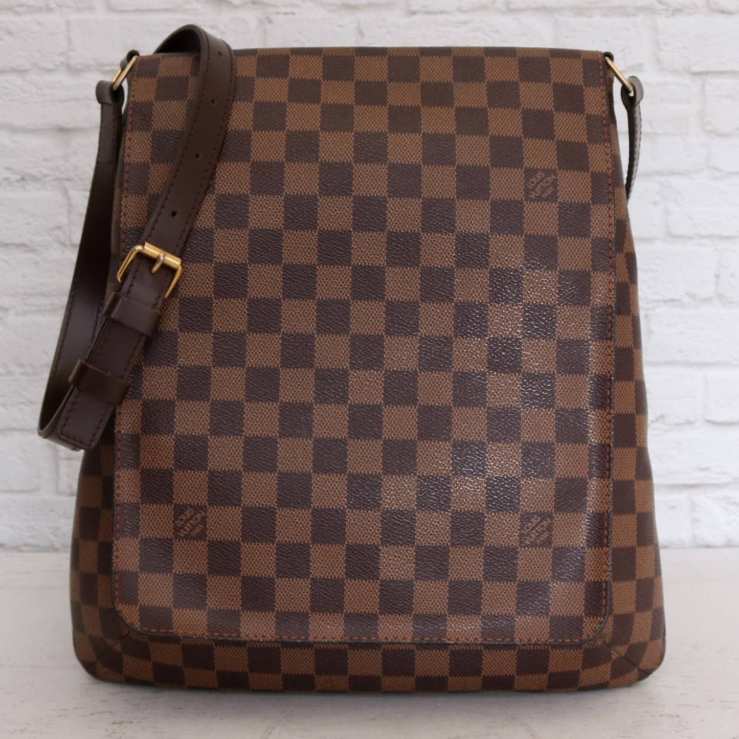 Louis Vuitton Musette GM Damier Ebene Large Crossbody