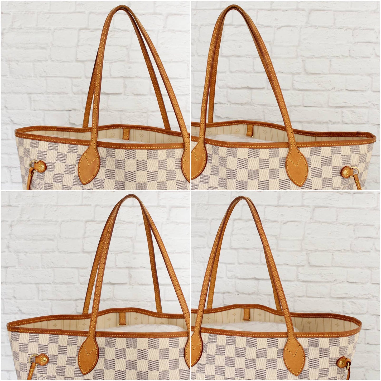 Louis Vuitton Neverfull MM Damier Azur Tote