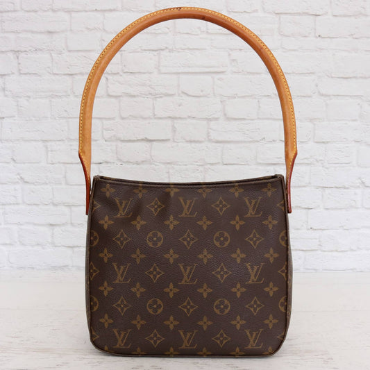 Louis Vuitton Looping MM Monogram Shoulder Bag Tote