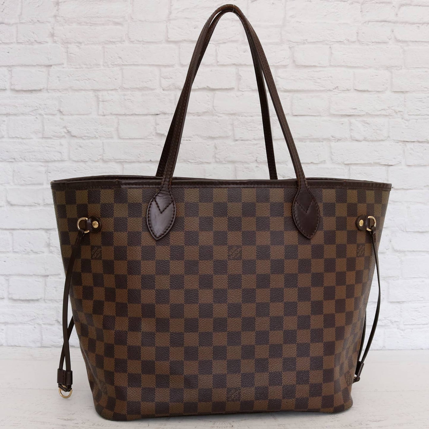 Louis Vuitton Neverfull MM Damier Ebene Tote