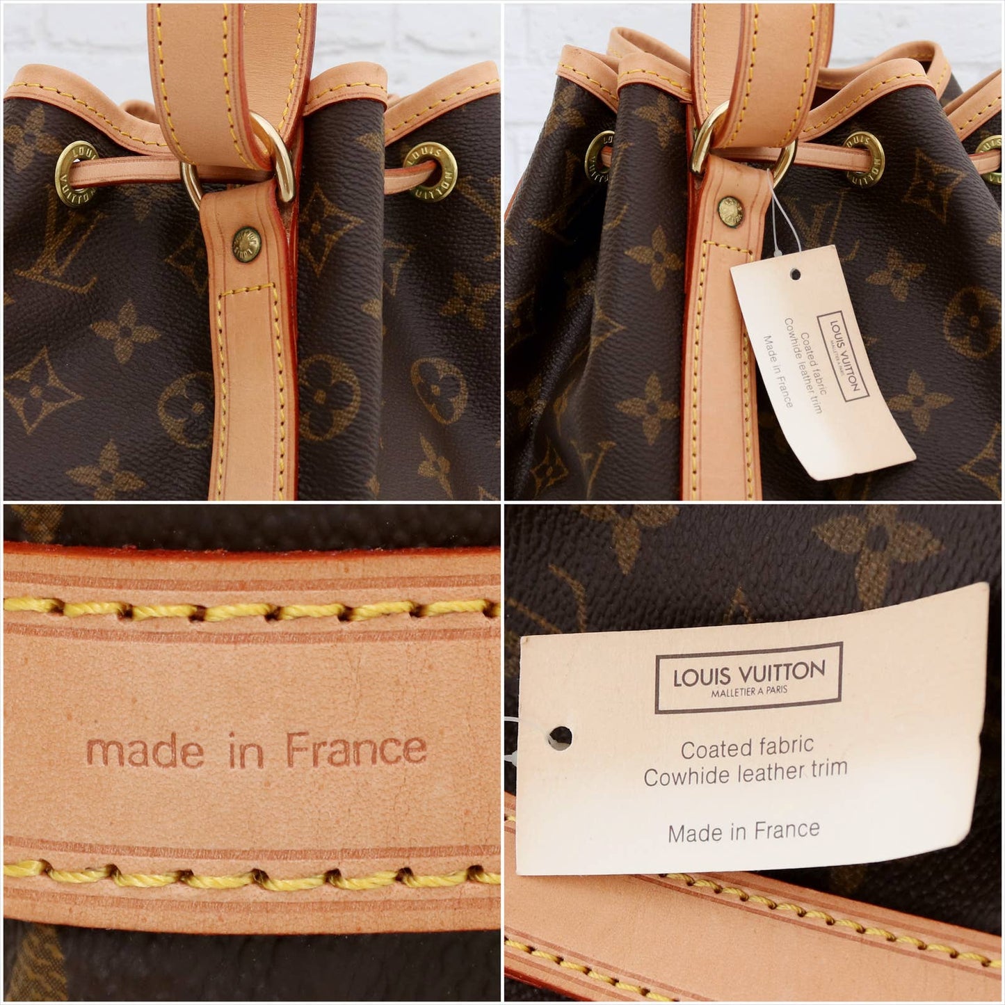 Louis Vuitton Petit Noé Monogram Shoulder Bag Bucket