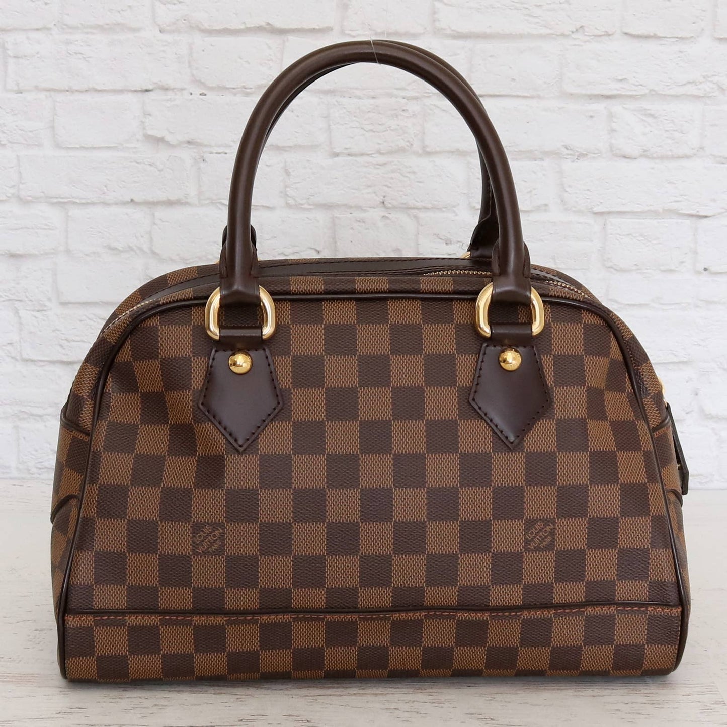 Louis Vuitton Duomo Damier Ebene Boston Satchel