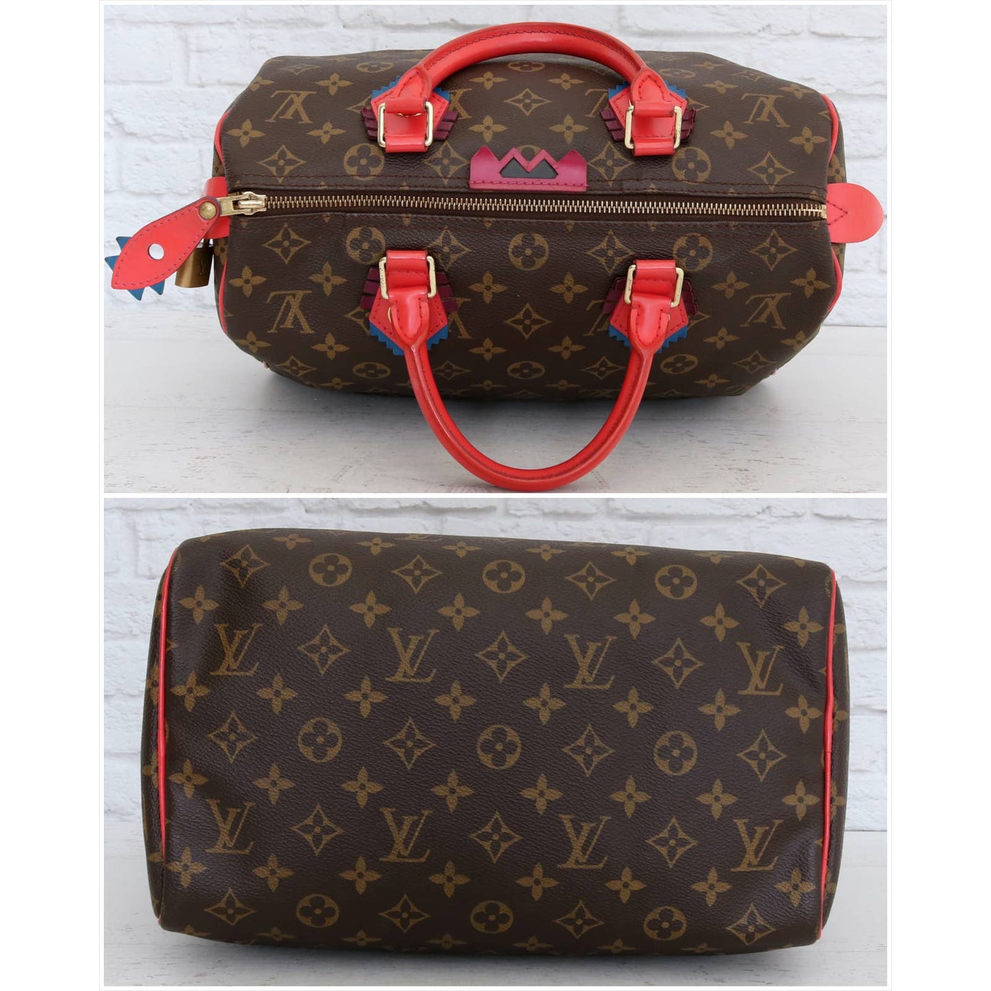 Louis Vuitton Totem Speedy 30 Monogram RARE Satchel